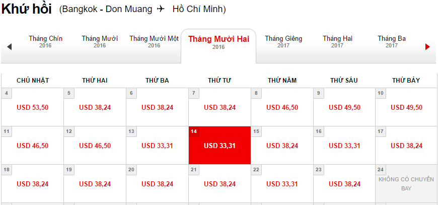 Airasia khuyến mại vé rẻ đi Bang Kok